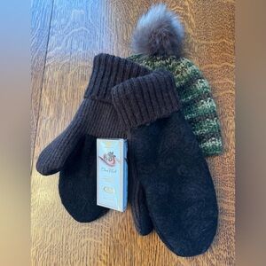 Cozy Sweater Mittens and hat bundle